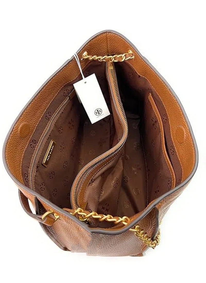 Tory Burch Britten Cowhid Fashion Simple Commuter Large Capacity Tote Handbag Shoulder Bag