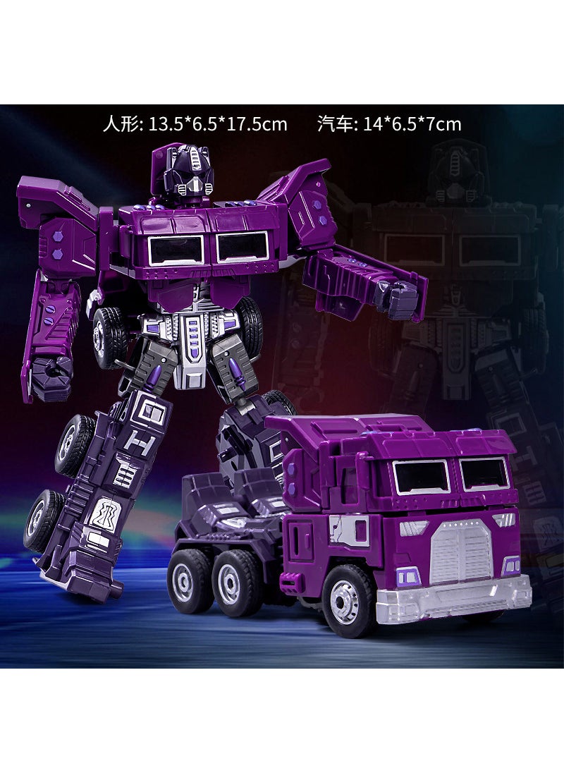 Boys Transformation Robot Dinosaur Car Toy 706-49 [Purple] transformation truck