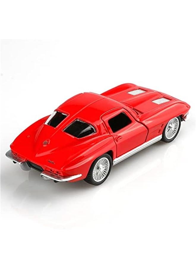 1/36 Scale 1963 Chevy Corvette Diecast Cars Models,Pull Back Vehicles Toy Cars,Cars Gifts for Boys Girls