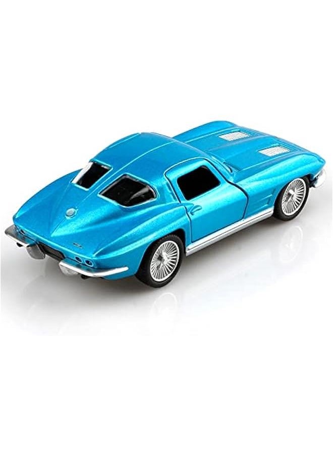 1/36 Scale 1963 Chevy Corvette Diecast Cars Models,Pull Back Vehicles Toy Cars,Cars Gifts for Boys Girls