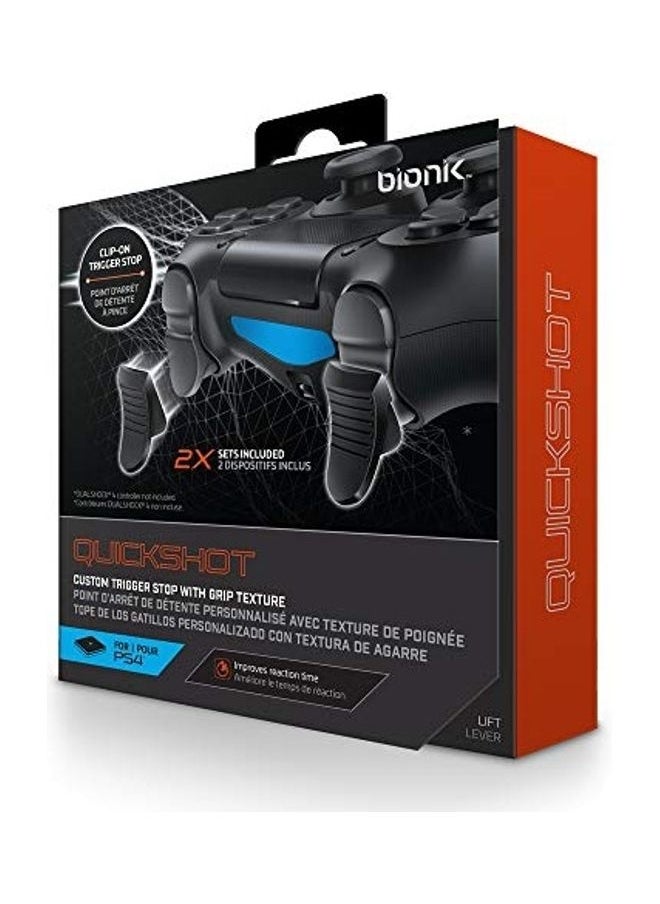 Quickshot Trigger Stop Lock System For PlayStation DUALSHOCK 4