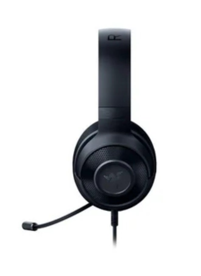 Kraken X Lite Ultralight Gaming Headset: 7.1 Surround Sound Capable - Lightweight Frame - Bendable Cardioid Microphone - for PC, Xbox, PS4, Nintendo Switch - Classic Black