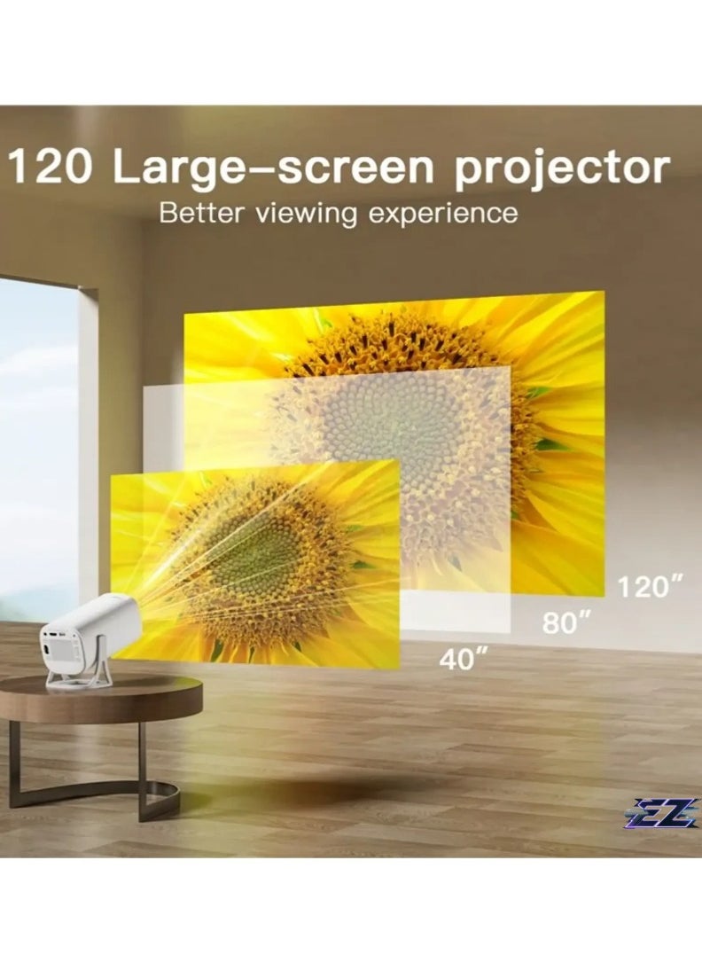 Eltrazone S40 Max 2-in-1 Smart Projector & Gaming Console | Android 11, 4K HD, WiFi 6, Bluetooth 5.0 | Home Theater Projector with US Plug