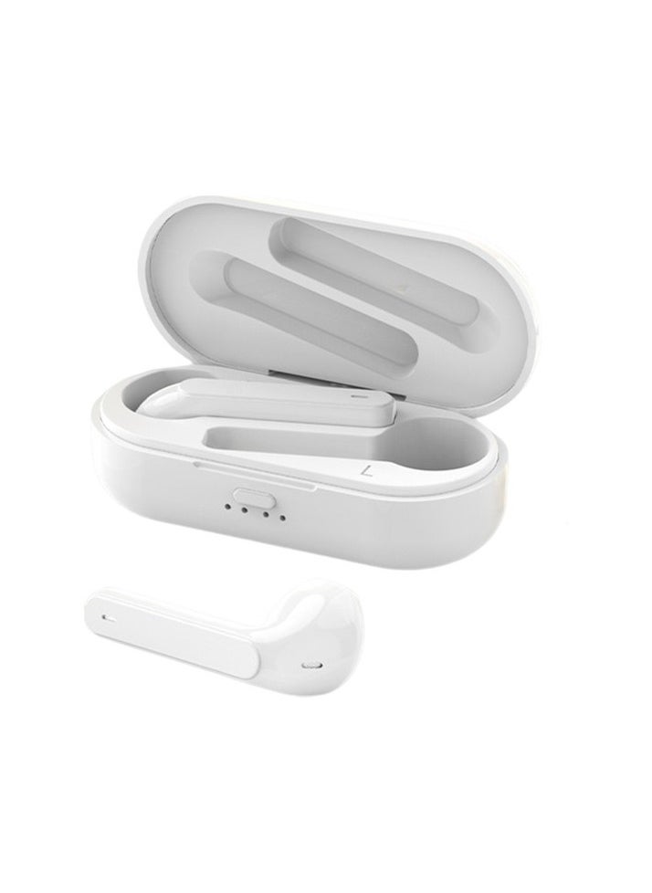 Bluetooth compatible 5.0 wireless headset - white