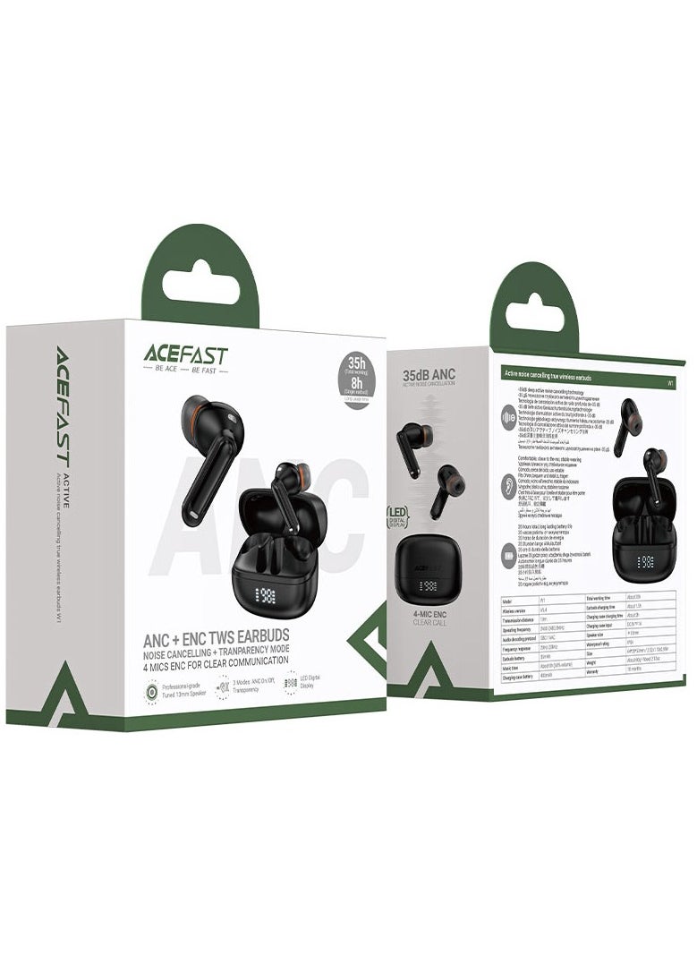 Wireless earbuds included   ANC+ENC TWS with Noise Canceling + Transparency Mode 4 ENC microphones for clear communication Equipped with 4000mAh battery for long time playback