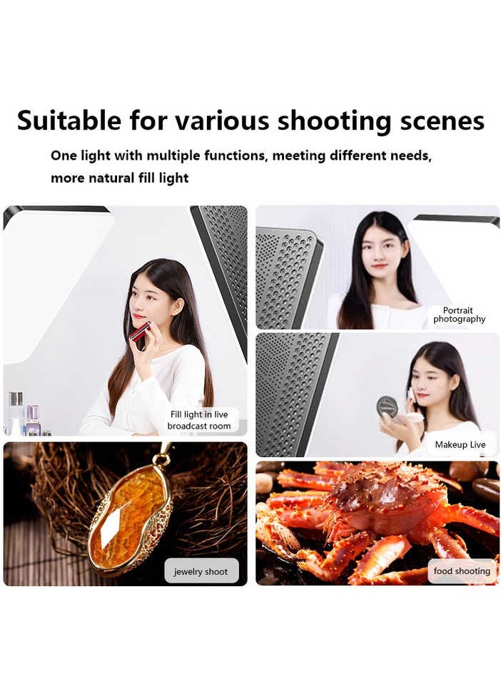 RL-19 19inch 70W 2700-7500K Disco Beauty Led Panel Lights Photography Hand Held Square Led Light for Photography