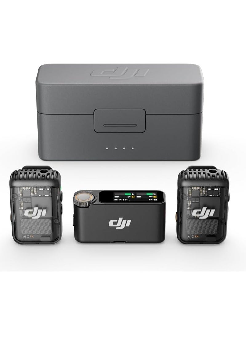 DJI Mic 2 2-Person Compact Digital Wireless Microphone System/Recorder | CP.RN.00000325.01