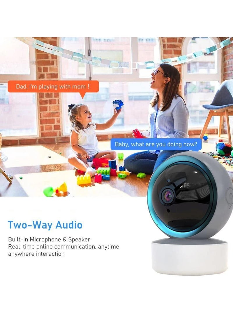 Geek Space Big Eye 360° Home Camera with Dual-Band Wi-Fi Support (2.4G/5G)