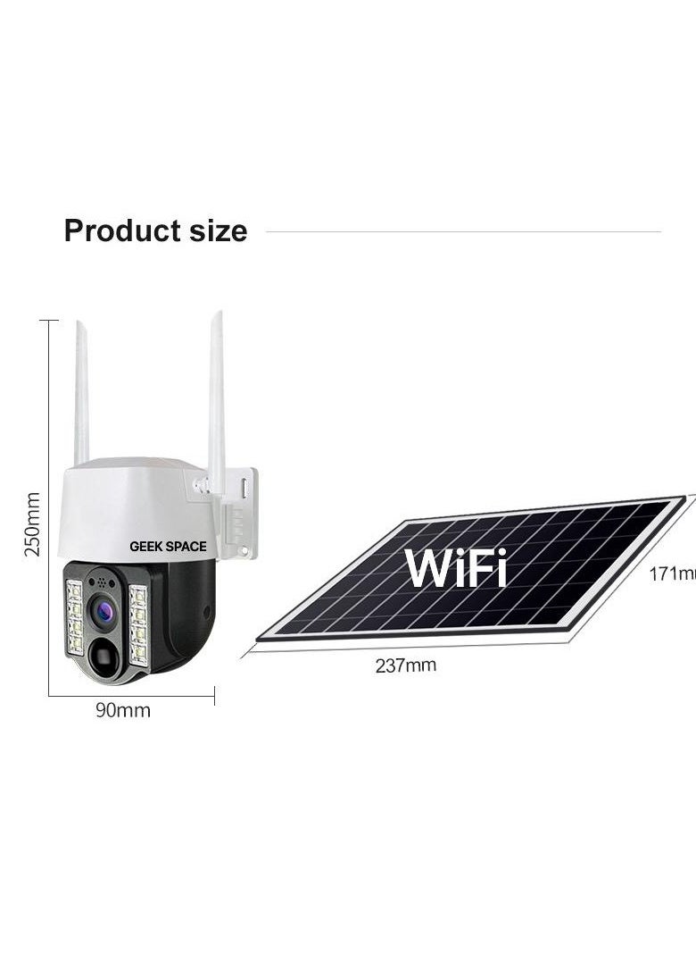 Geek Space VC3 Solar Wi-Fi Camera: Eco-Friendly Wireless Surveillance