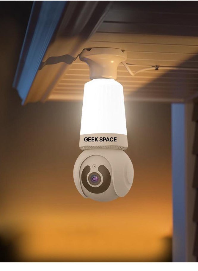 Geek Space Wi-Fi Bulb Camera: Smart Lighting and 360° Surveillance in One E26