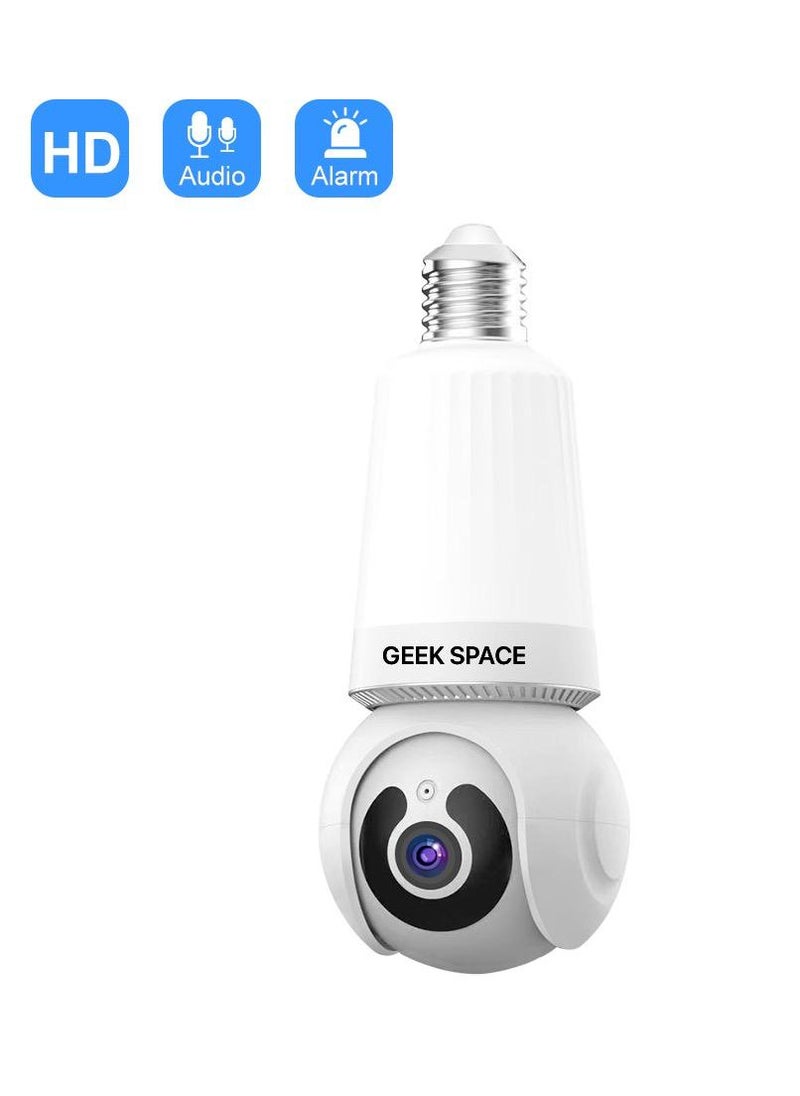 Geek Space Wi-Fi Bulb Camera: Smart Lighting and 360° Surveillance in One E26