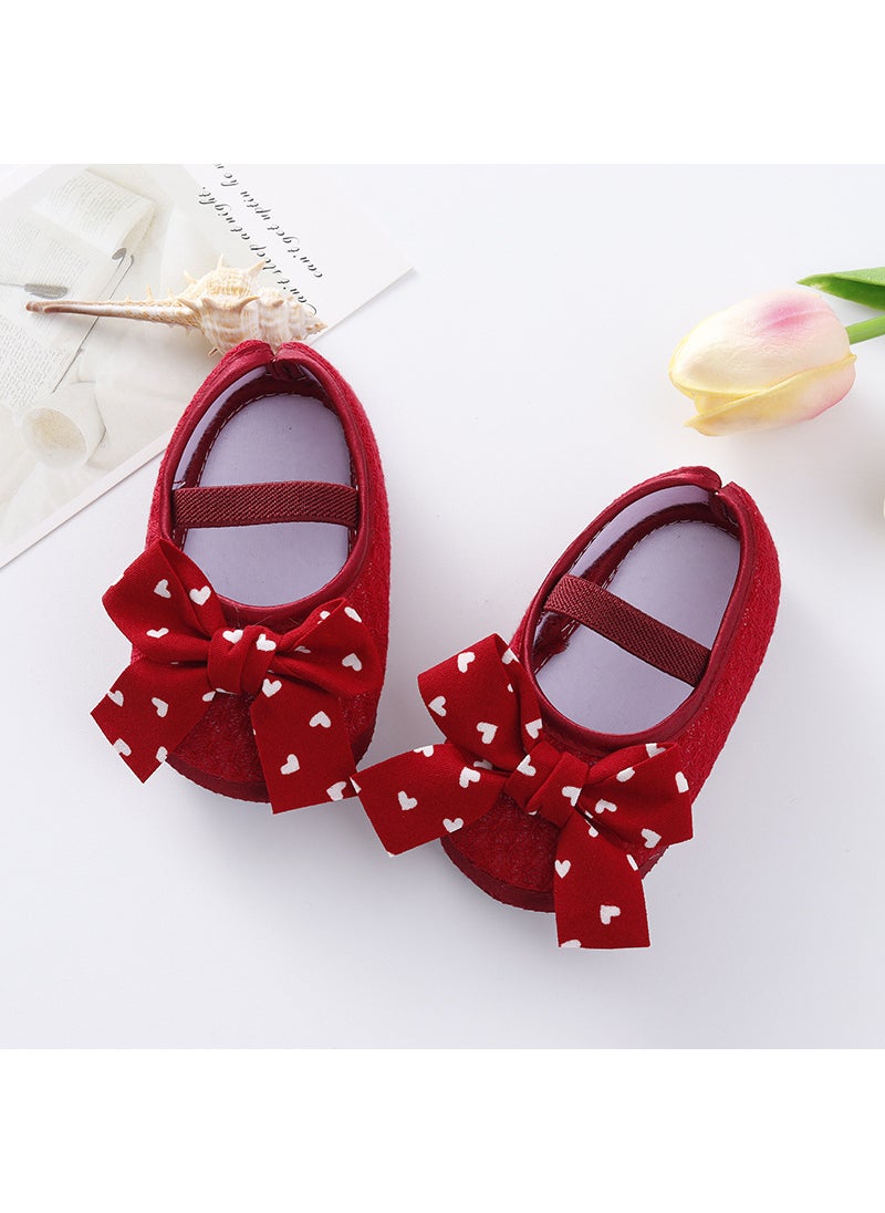 2022 Princess Shoes 0-3-6-10M Baby Soft Sole WalkerGZ810 wine red GZ810 wine red