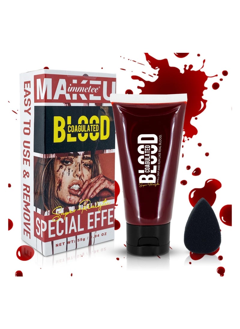 immetee fake blood gel blood gel fake blood vampire blood halloween makeup sfx makeup