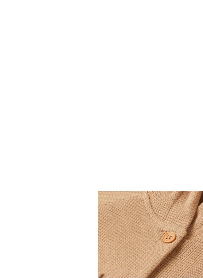 Baby Boys Jacket Hooded Sweatshirt - Tobacco