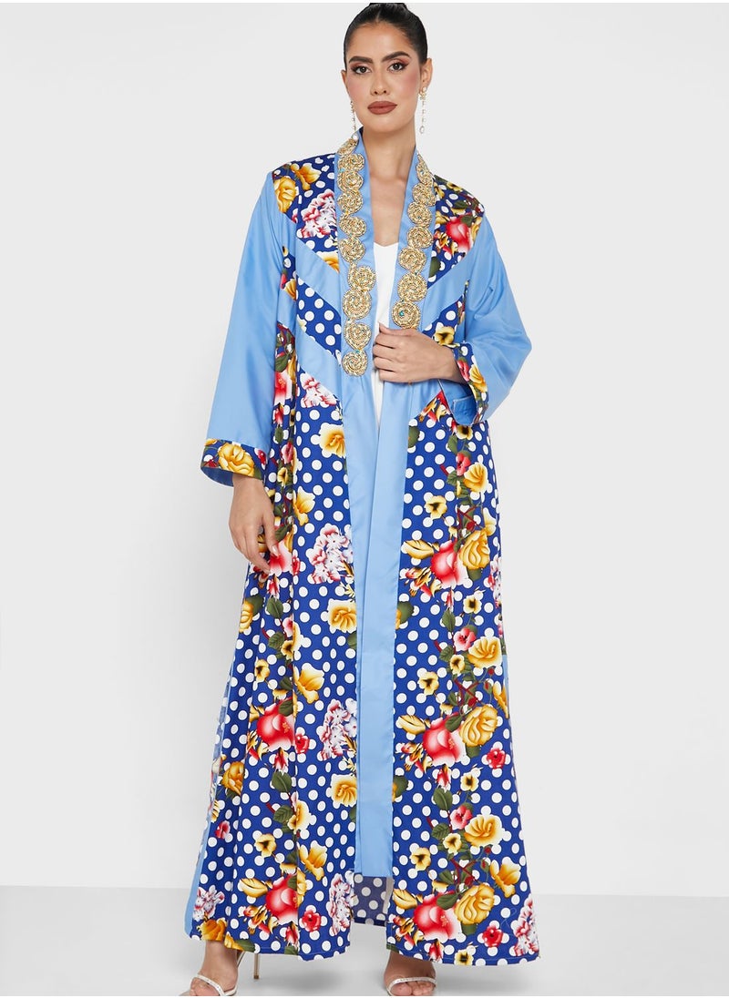 Floral Printed Abaya