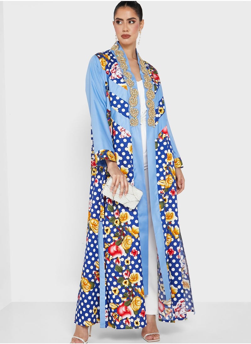 Floral Printed Abaya