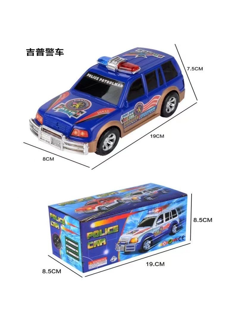 Police Car Toy with Lights and SirensBlue Cross-country police car Blue Cross-country police car