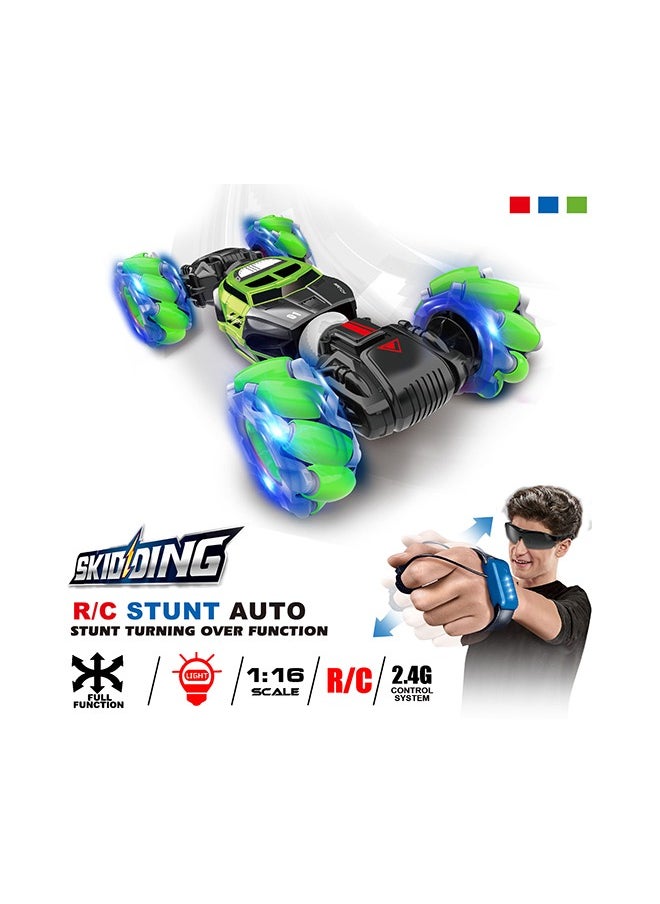 RC Stunt Car 4WD with Watch Gesture Sensor Control Deformable Electric Car for Extreme Off-Road Stunts