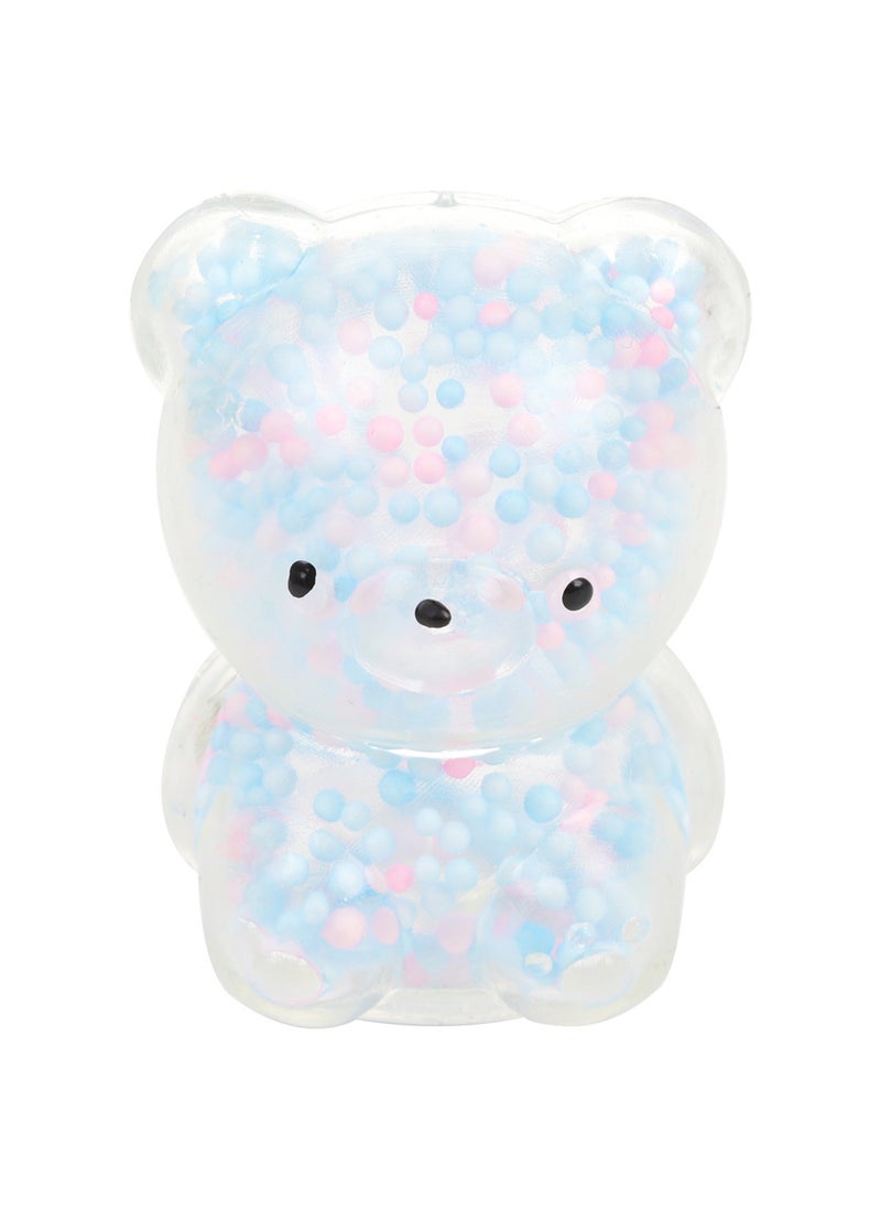 Cute Bear Foam Stress Relief Squeeze ToyBlue pink bear Blue pink bear