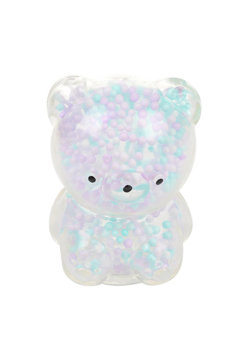 Cute Bear Foam Stress Relief Squeeze ToyPurple Green Bear Purple Green Bear