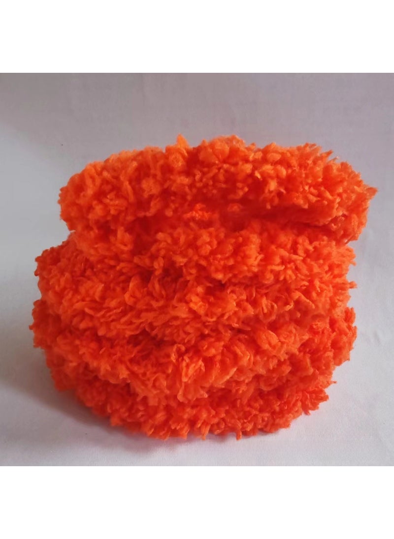 15mm Coral Fleece Twist Stick DIY Material Kit for Dogs Orange 1 root 1 meter