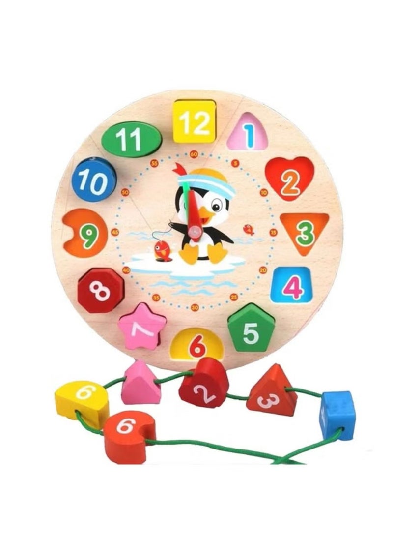 8 in 1 Wooden Toys set for 2-5 Years Old Boys and Girls Sorting and Stacking Educational Learning Toy for Kids.