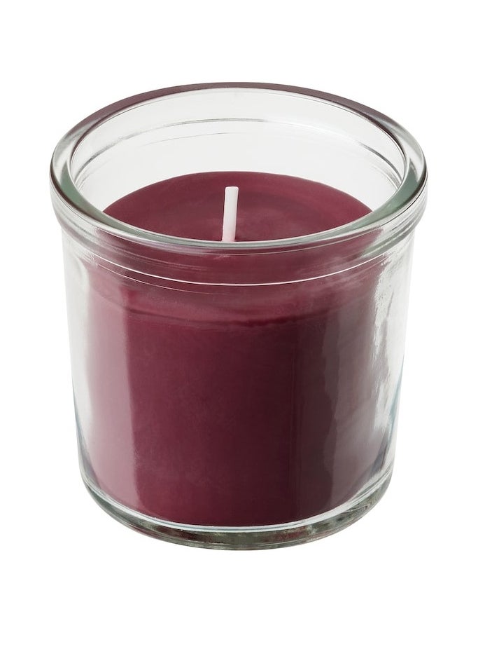 Page of 4 STORTSKON Scented candle in glass, Berries/red, 20 Hour