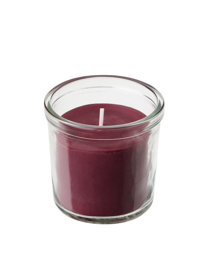 Page of 4 STORTSKON Scented candle in glass, Berries/red, 20 Hour