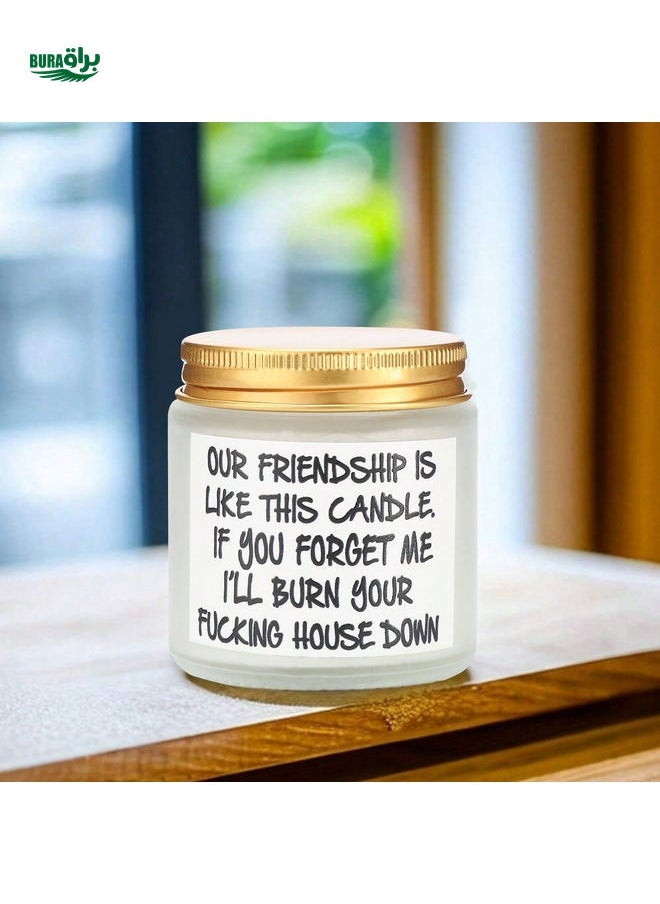 1pc Scented Candles,aromatherapy Glass Jar Candles,Best Friend Birthday Gifts For Women,Friendship Gifts For Women Friends,Funny Christmas Gifts For Friend,Home Decor, Room Decor,weddings Decor, Tabletop Decor, Aromatherapy Gift