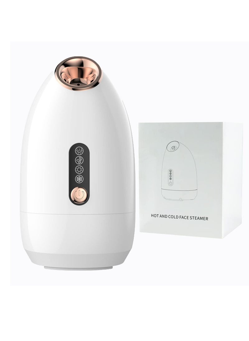 Nano Ionic Face Steamer Warm Mist Home Spa Portable Humidifier for Men and Women Face Spa Moisturizing Unclogs Pores