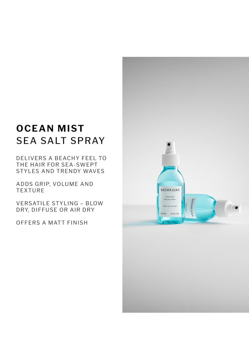 SACHAJUAN Ocean Mist Sea Salt Spray, Wave, Texture, Grip & Volume for Texturizing Beach Waves, Matt Finish