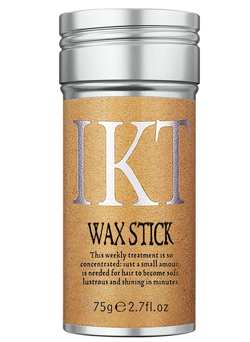 Hair Wax Stick, Slick Stick for Hair Non-greasy Styling Hair Pomade Stick, Strong Hold Makes Hair Look Neat and Tidy