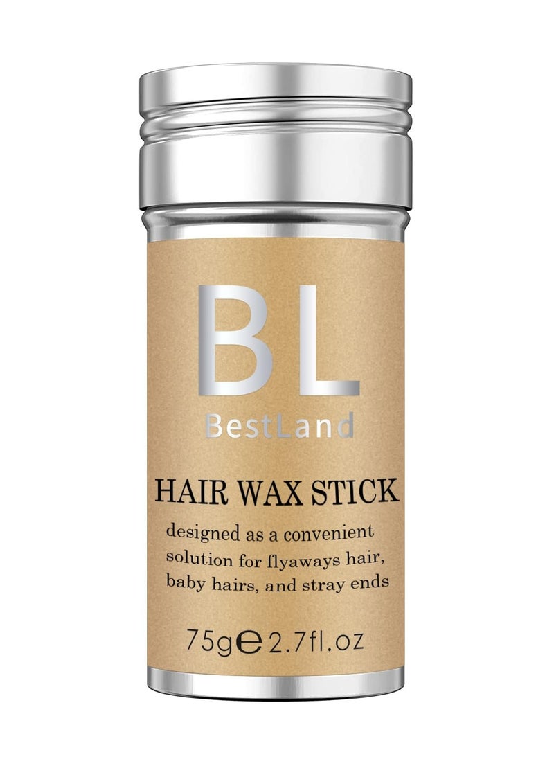 BestLand Hair Wax Stick, Styling Stick for Edge Control, Hair Finishing, and Frizz/Baby Hair Taming - Slick Back Stick for Kids Women and Men, Tamer for Flyaways, Hair Bun Maker and Accessories