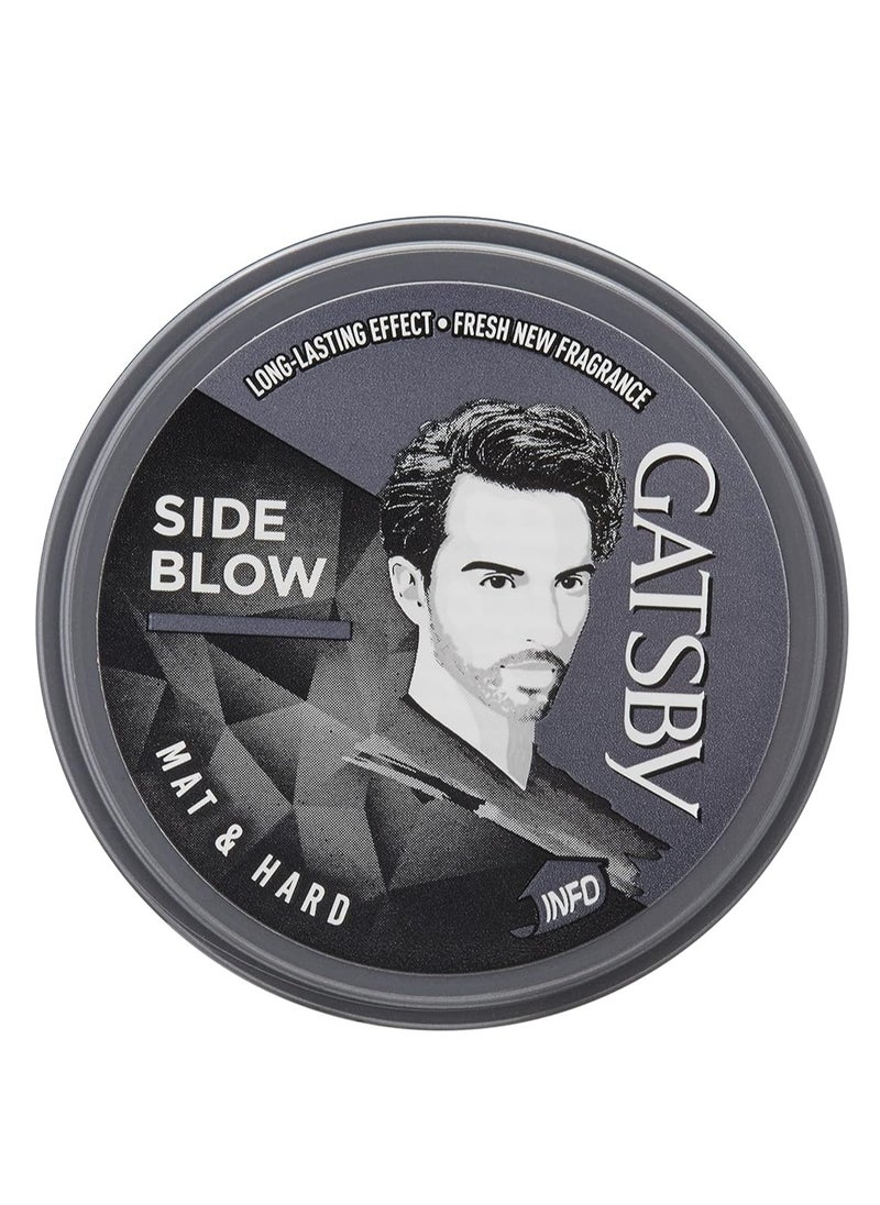 Gatsby Hair Styling Wax Matt & Hard 75g Grey