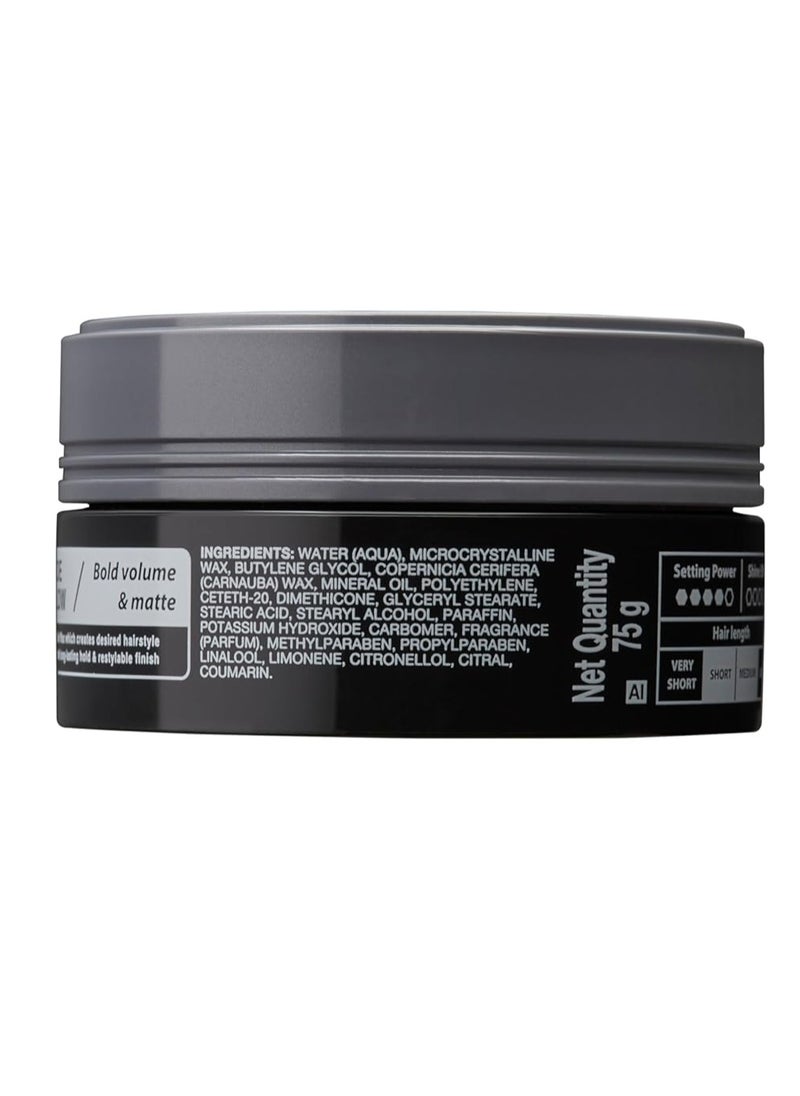 Gatsby Hair Styling Wax Matt & Hard 75g Grey