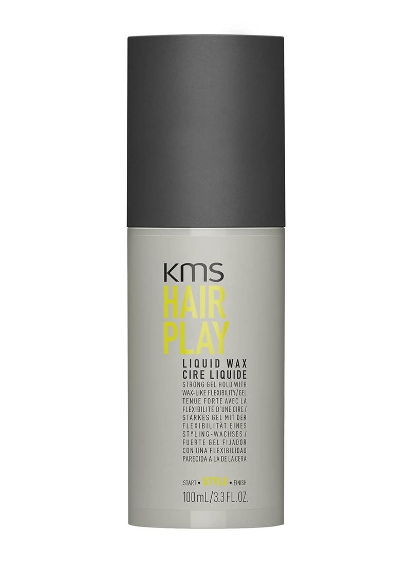 KMS HAIRPLAY Flexible Hold and Shine Liquid Wax Styler , 3.3 Fl Oz