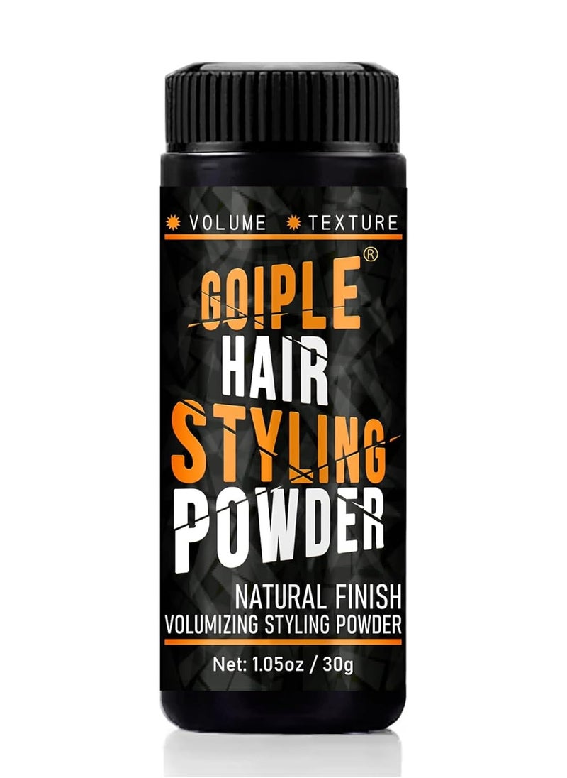 Hair Styling Natural Look Volumizing & Texturizing Hair Powder with Flexible Hold - 1.05oz Easy to Apply Texture Powder for Men, No Oil/Greasy/Residue