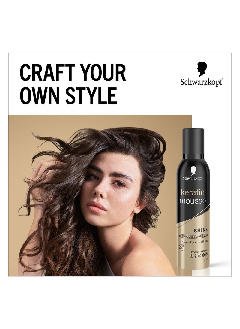 Schwarzkopf Keratin Styling Mousse 250ml