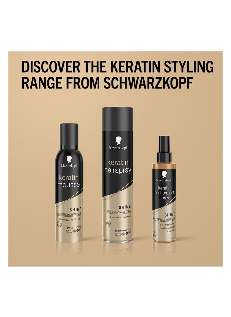 Schwarzkopf Keratin Styling Mousse 250ml