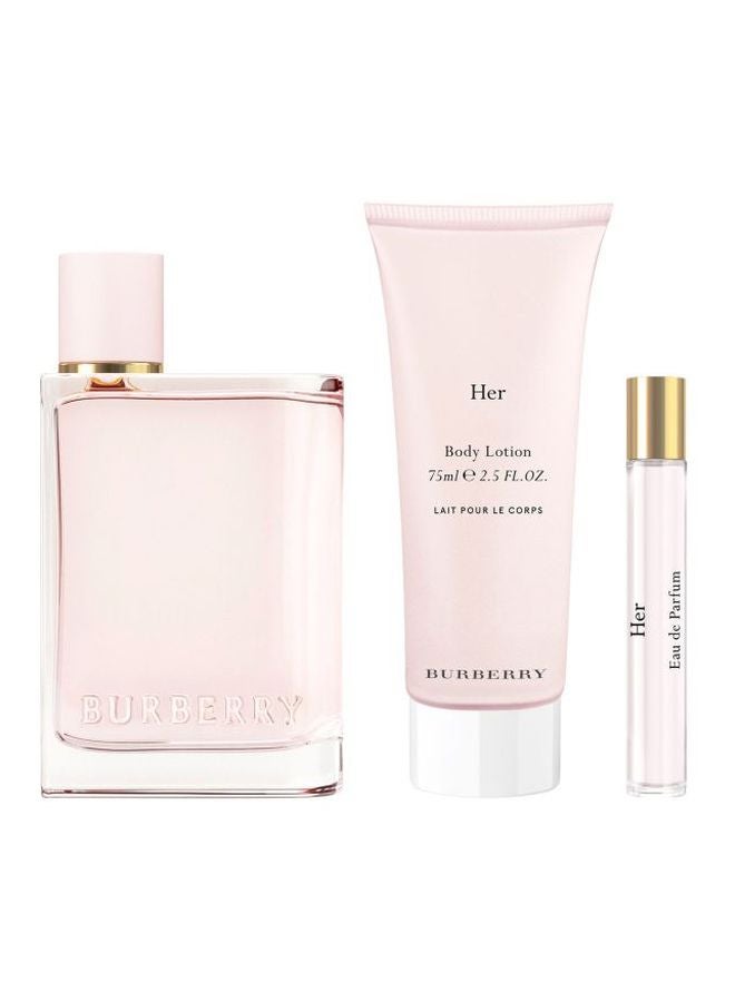 Her Collection Gift Set EDP (100) Body Lotion (75), EDP (7.5)ml