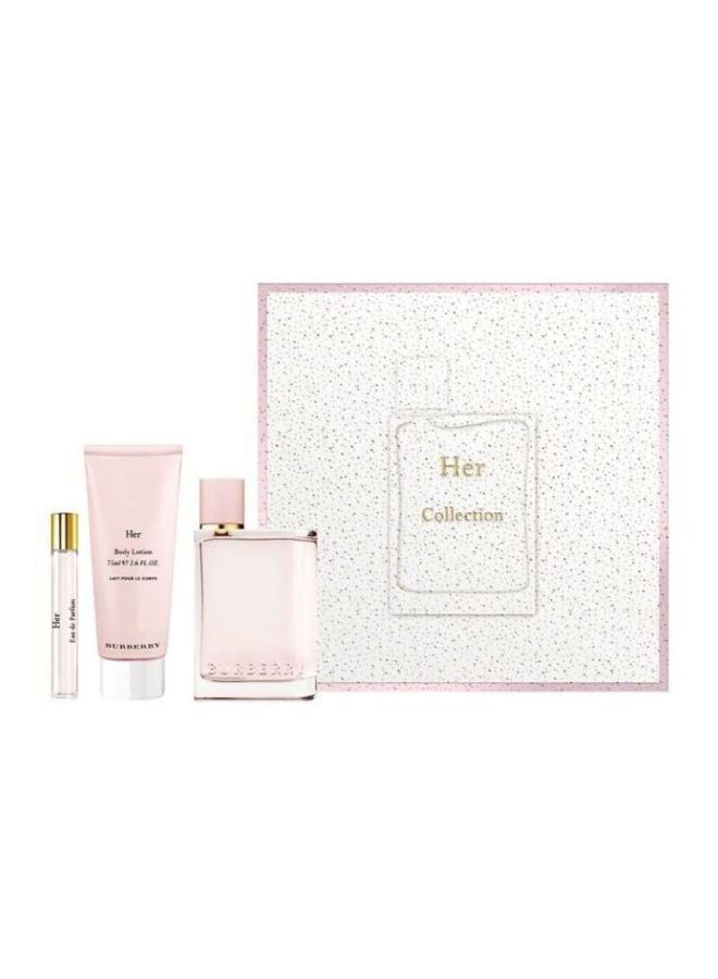 Her Collection Gift Set EDP (100) Body Lotion (75), EDP (7.5)ml