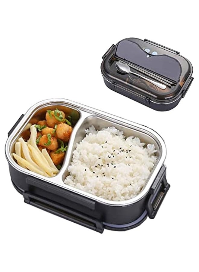 Kunta Cuisine 304 Stainless Steel Thermal Lunch Box Leakproof Food Storage Containers, Bento Box for Adults,Men,Women