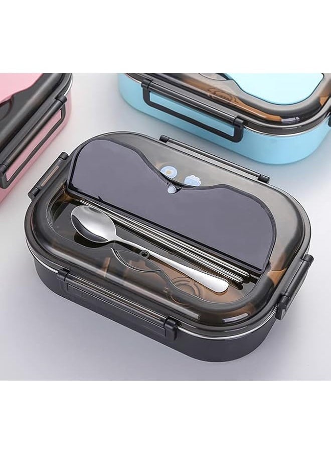 Kunta Cuisine 304 Stainless Steel Thermal Lunch Box Leakproof Food Storage Containers, Bento Box for Adults,Men,Women