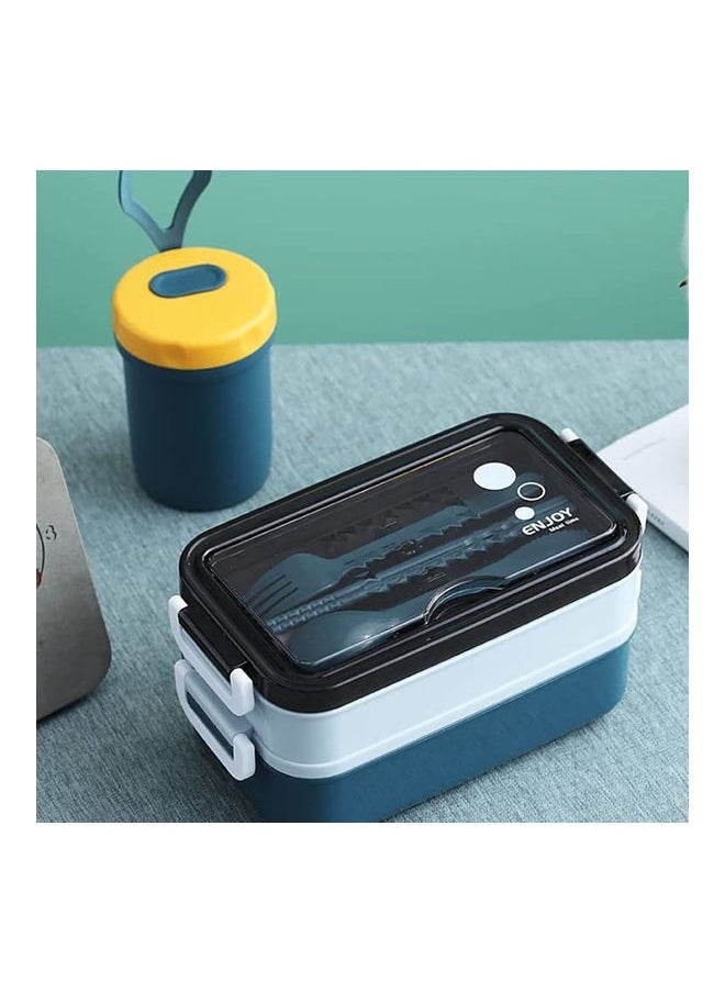 Leakproof Lunch Box Polypropylene Blue 22x12x11cm