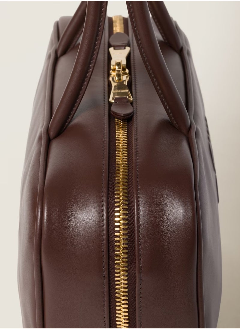 miu Leather Beau Bag Shoulder Crossbody