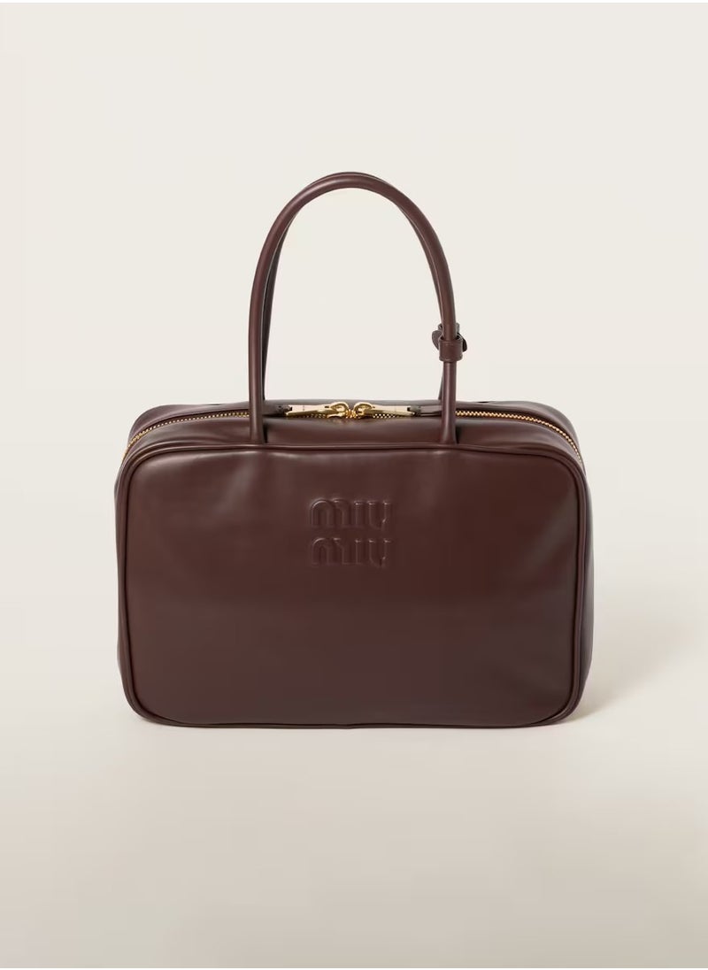 miu Leather Beau Bag Shoulder Crossbody