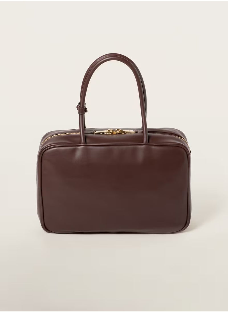 miu Leather Beau Bag Shoulder Crossbody