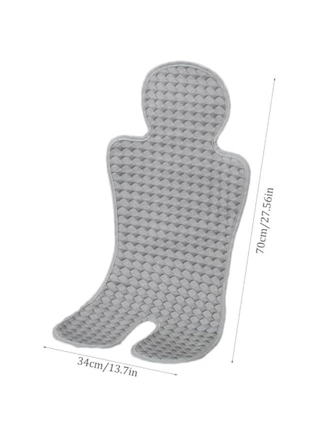 Baby Car Seat Cooling Pad | Baby Chair Ice Cushion | Portable Cooling Mat Stroller | Car Seat for Hot Days - Beat The Heat with Our Child-Friendly Cooling Solution, Refer to description, Gray