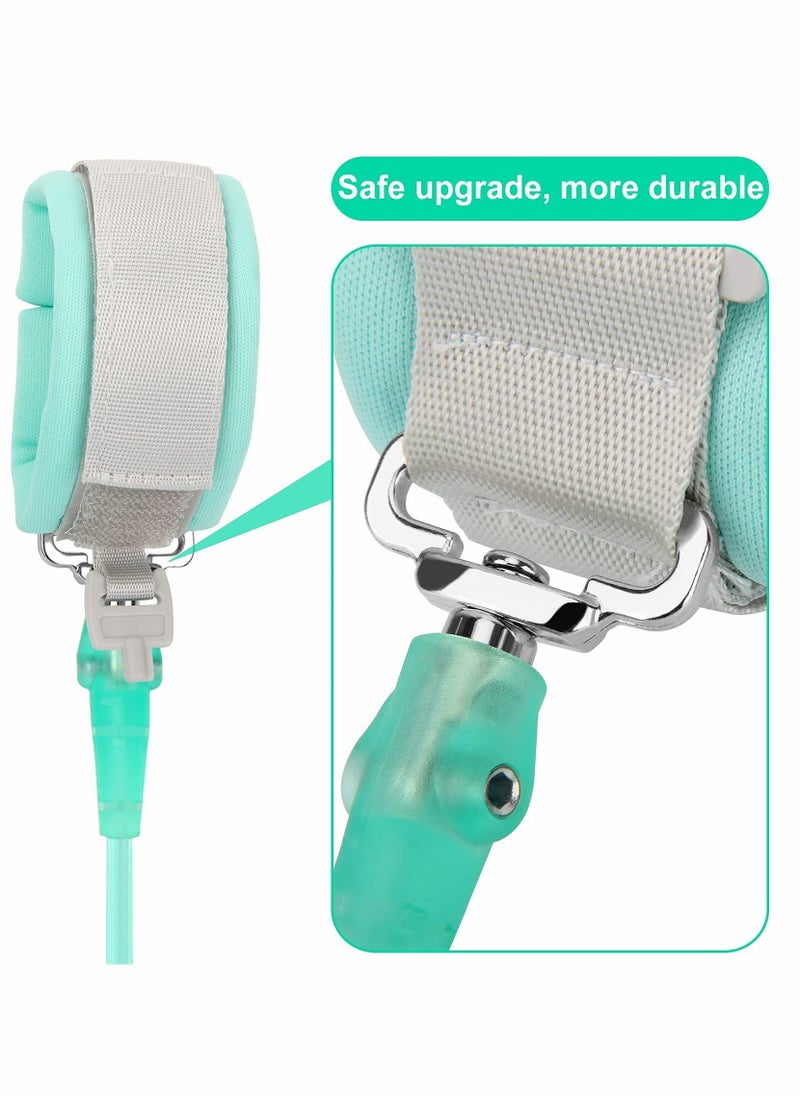 Kids Anti Lost Wrist Link  Kid Leash Anti Lost Wrist Link with Key Lock Upgraded Baby Leash with Safety Wristband Rope for Babies Toddlers Child Kids Green