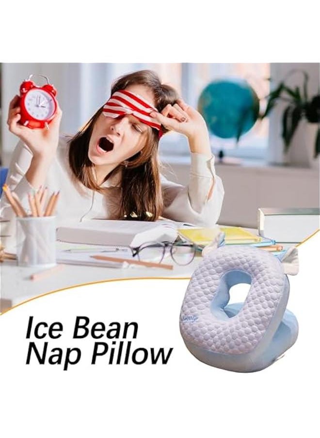 Office Nap Pillow | Desk Pillow Napping | Nap and Neck Support | Breathable Face Down Pillow, Supporting Sleep Pillow, Library Nap Pillow, Work Desk Nap, Home Nap Pillow, School Desk Nap Pillow